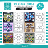 Honey Comb Léa France® Stencil