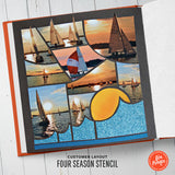 4 Seasons Léa France® Stencil