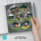 Honey Comb Léa France® Stencil