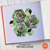Mini Cubes Cascade Léa France® Stencil