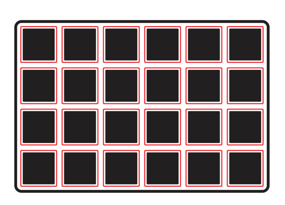 24 mini squares die