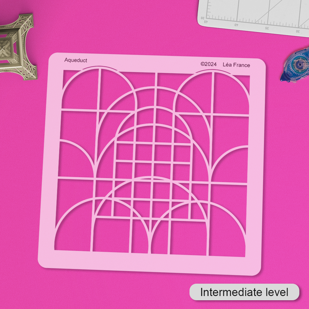 Aqueduct L a France Stencil aqueduct-l-a-france-stencil