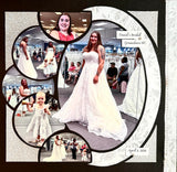 Mermaid Scrapbooking Stencil 2 Photo Layout Example