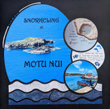 Mermaid Scrapbooking Stencil 5 Photo Layout Example