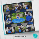 Celtic Knot Scrapbooking Photo Layout 1