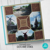 Celtic Knot Scrapbooking Photo Layout 4