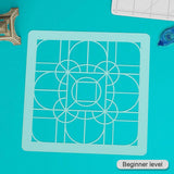 Celtic Knot Scrapbooking Photo Layout Plastic Stencil