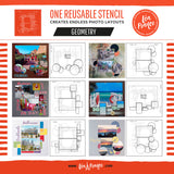 Geometry Front Cover with 6 layout examples 