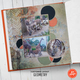 Geometry Scrapbooking Photo Layout 1