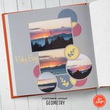 Geometry Scrapbooking Photo Layout 3