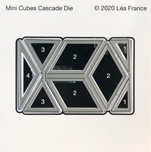 Mini Cubes Cascade die