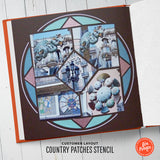 Country Patches Léa France® Stencil