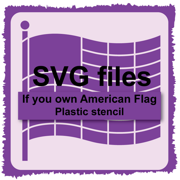 American Flag Seasonal Léa France® SVG files