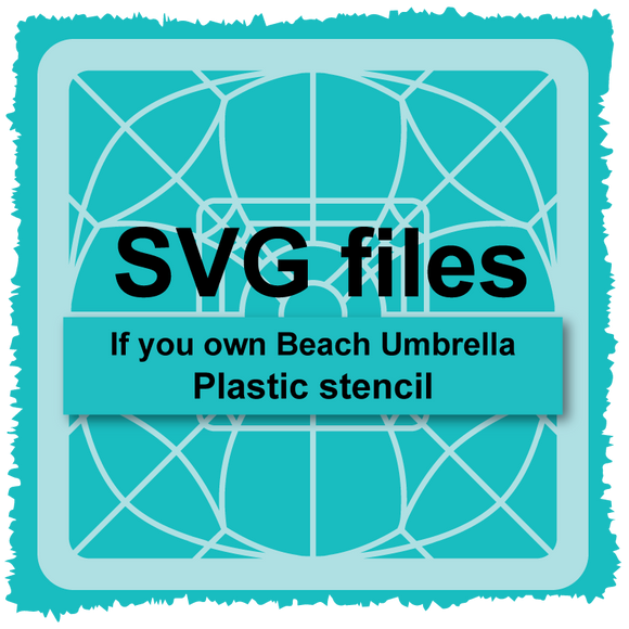 Beach Umbrella Léa France® SVG files