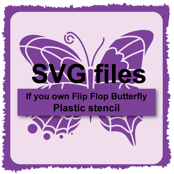 Flip Flop Butterfly Seasonal Léa France® SVG files
