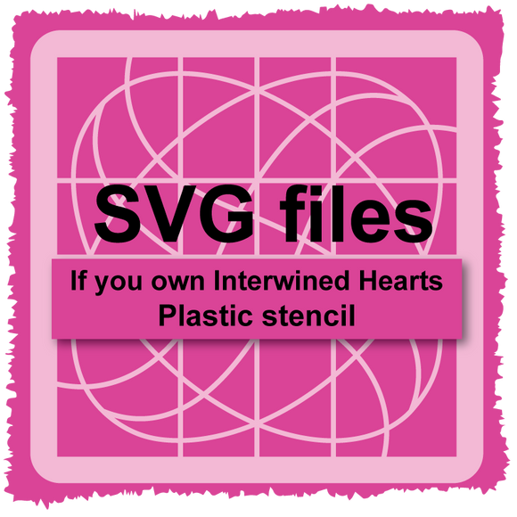 Intertwined Hearts Léa France® SVG files