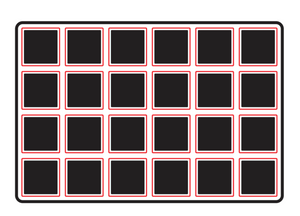 24 mini squares die