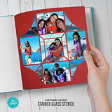 Stained Glass  Scrapbooking Layout 1