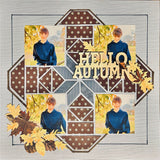 Ukrainian Embroidery Scrapbooking Photo Layout 5